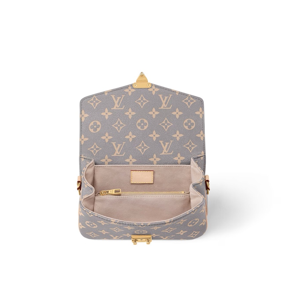 ❌SOLD❌🔥NEW, RARE🔥LOUIS VUITTON Pochette Métis East West in Trianon Gray - Picture 4 of 4